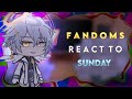Fandoms React To SUNDAY 1 5 FULL VERSION