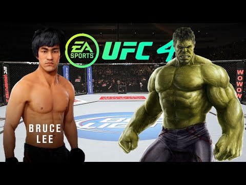 Bruce Lee vs Hulk (Marvel Comics) Monk EA Sports UFC 4 UFC M-1 Zaruba Bruce Lee