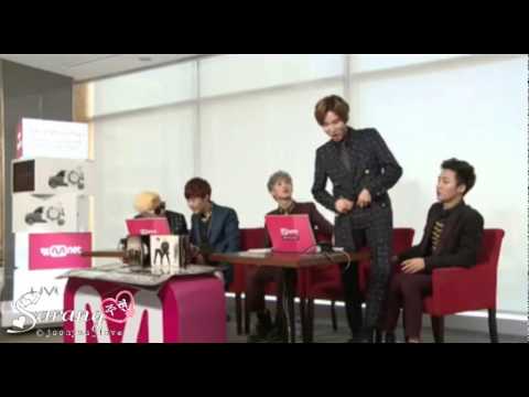 141211 Atomic Kiz' Jinhan Sexy Dance at Meet & Greet