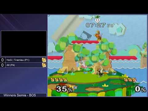 GSS 101 SSBM - HoG | Tiramisu (Default Fox) vs. Alt (Red Fox) - Melee WSF