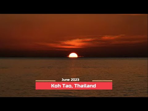 Stunning Koh Tao, Thailand, Exploring the Island, Drone and Go Pro Footage, July 2023.