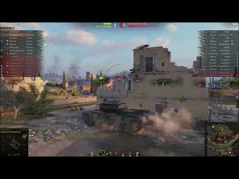 World of Tanks: Centurion AX literally avoiding and bouncing off EVERYTHING