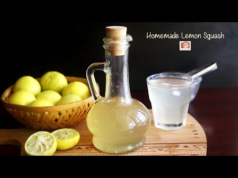 Homemade lemon squash recipe, Lemonade syrup recipe
