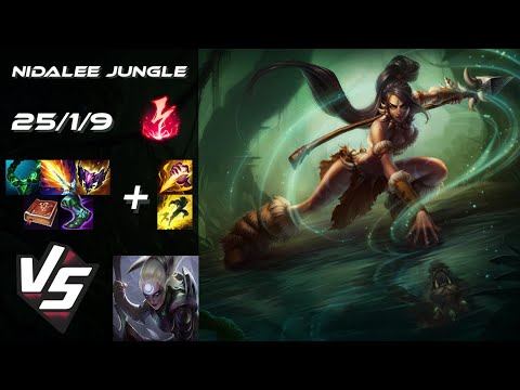 JUNGLE Nidalee vs Diana - EU Grandmaster Patch 14.24