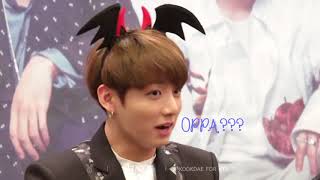 COMPILATION Jungkook hates being called oppa