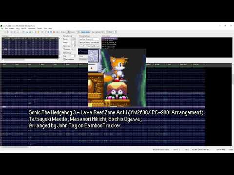 Sonic The Hedgehog 3 - Lava Reef Zone Act 1 (YM2608/ PC-9801 Arrangement)