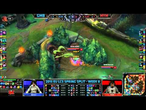 GMB vs MYM   LCS EU 2015 Spring W8D1   Gambit Gaming vs MeetYourMakers VOD