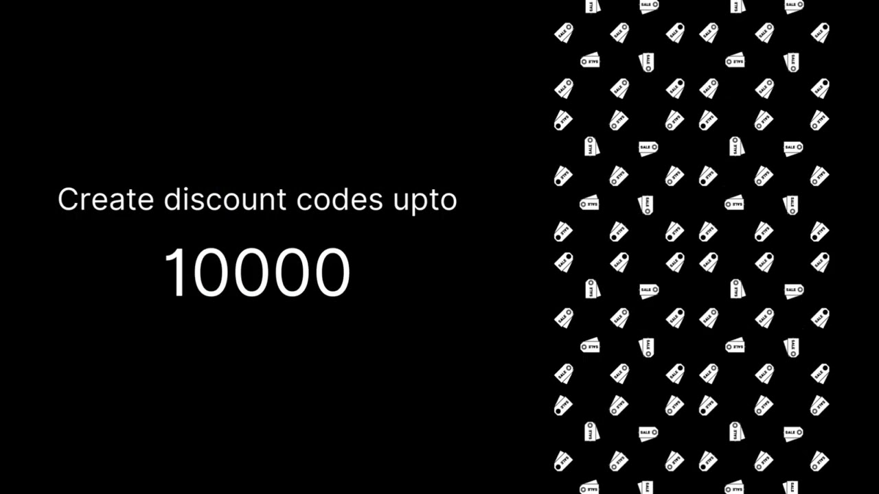 Dashcode ‑ Bulk Discount Codes Demo