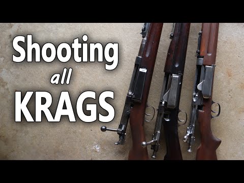 Shooting Krag Jorgensen Rifles from Denmark, US and Norway