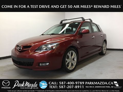 RED 2009 Mazda Mazda3 GT Review Sherwood Park Alberta - Park Mazda