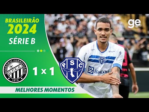 Gols e lances de Operário x Paysandu