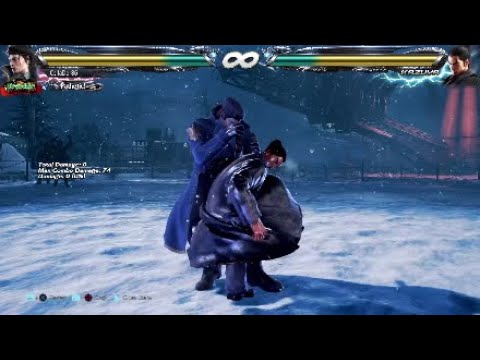 Tekken 7 Dragunov vs Kazuya's hellsweep - patch 3.30