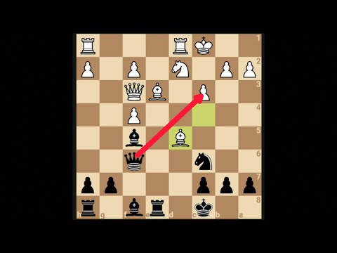 Amazing Queen Sacrifice || Best Chess Trick