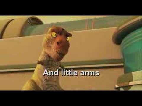 Dinosaur Scene- big head little arms