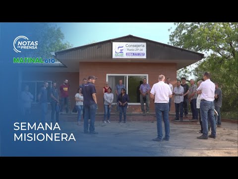 Semana misionera en Puerto Pinasco, departemento de Presidente Hayes