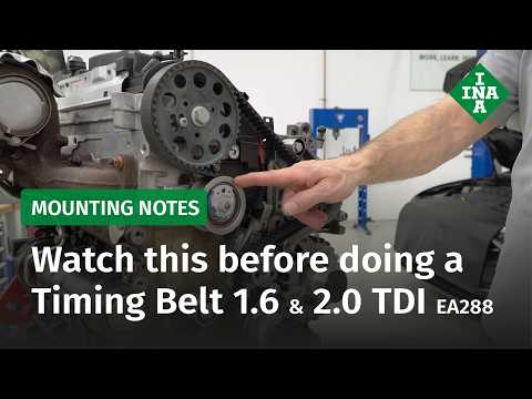 Zahnriemen- und Keilrippenriemenwechsel an einem  2,0 TDI Common Rail EA 288 Motor der VW Gruppe