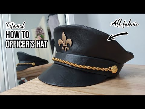 How to make an Officer's Hat. Black Lobelia Cosplay Tutorials