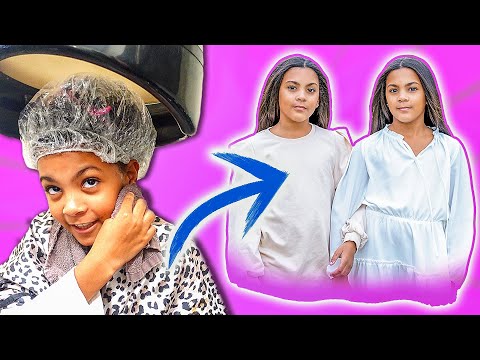 Our 1st Time At A Hair Salon!