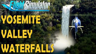 Stunning Yosemite Animated Waterfalls, Trees, and Terrain by Bijan - MSFS video