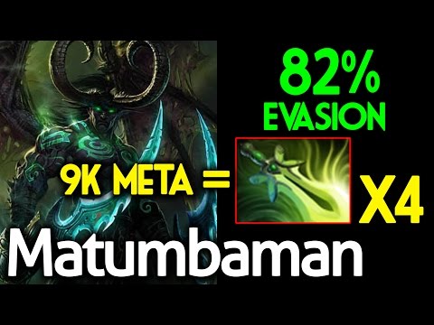 Matumbaman DOTA2 Patch 7.02 [Terrorblade] 4x Butterfly = 82% Evasion