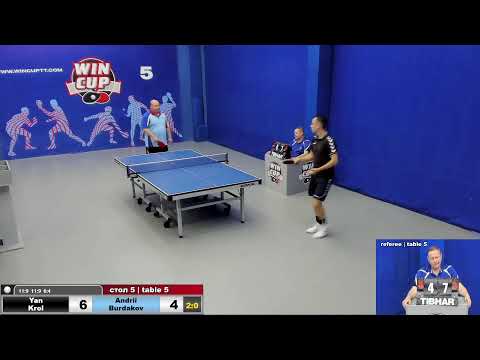 22:00 Кроль Ян Бурдаков  3-0 Андрей стол 5  ЮГ-6  27.05.22
