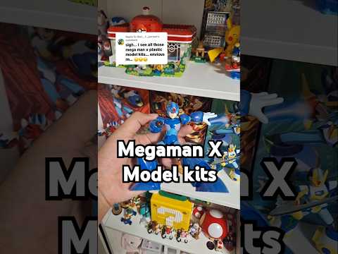 Megaman Model kits! #megaman#megamanx #rockmanx#modelkit#collection #nintendo#kotobukiya#capcom