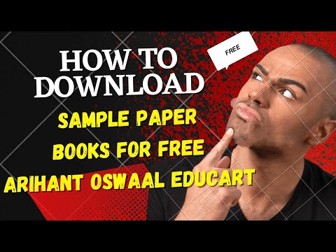 how to download sample paper books pdf for free 🤯