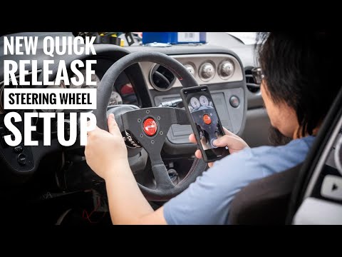 Installing Works Bell Short Boss, Quick Release, And A Momo Monte Carlos On The RSX!