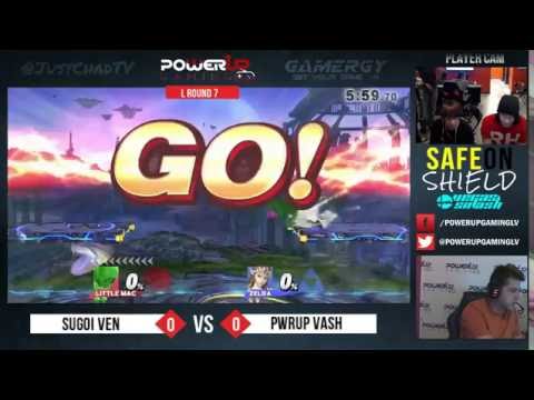 Safe on Shield ItB: ven (Zelda) vs Vash (Little Mac)