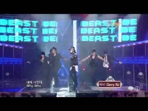 100212 Beast B2st - Mystery @ KBS2 Music Bank