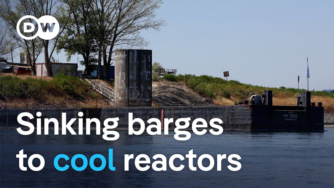 Video: Hungary sinks barges, builds riverbed sill to keep Paks nuclear plant online amid record Danube lows