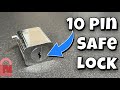 10 Pin Spanish BTV Safe Lock Picked