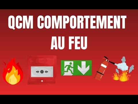 🔥 QCM SSIAP – Comportement au feu :  questions indispensables pour réussir l’examen 🔥#ssiap #erp