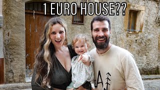 WE BOUGHT A 1 EURO HOUSE IN SICILY ITALY! Ep1