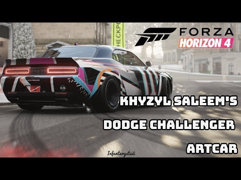 Khyzyl Saleem's Dodge Challenger Artcar - Forza Horizon 4 Design / Speedpaint