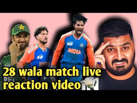 OMG 🛑 || AGHA JI 28 WALA MATCH INDIA WIN || LIVE REACTION VIDEO #asiacup2025
