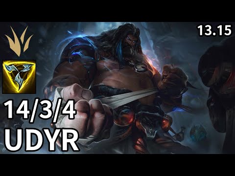 Udyr Jungle vs Nidalee - EUW Grandmaster | Patch 13.15