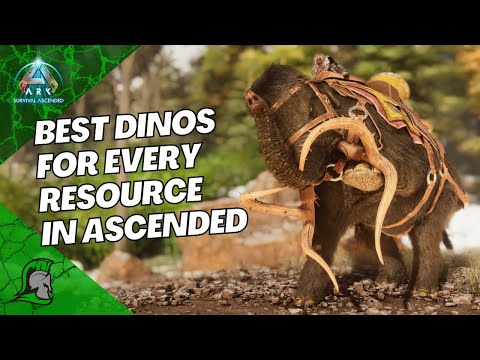 The Best creature for every resource in Ark Survival Ascended!