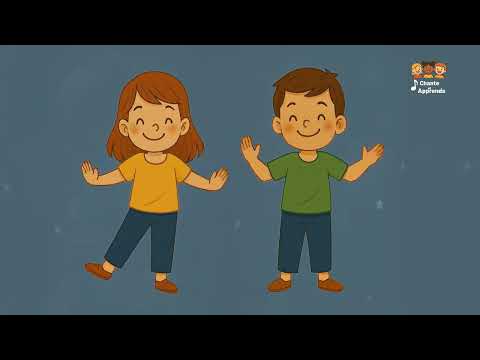 En haut, en bas, à gauche, à droite | Comptine de mouvement pour enfants