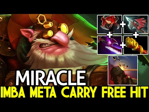 MIRACLE [Sniper] Madness Attack Speed Imba Carry Free Hit Dota 2