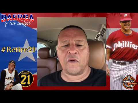 Ex-Major Leaguer Carmelo Martinez WANTS MLB TO RETIRE NUMBER 21 #Retire21 #RobertoClementeDay