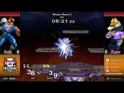 Training Mode Tournaments #26 Salt (Falcon) vs. Kurv (Fox) - Winners R2 SSBM