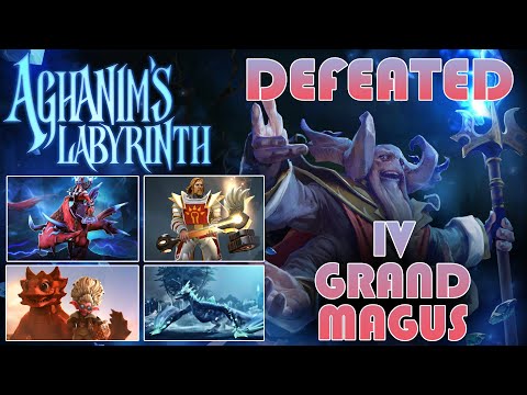 Defeating the Final Boss GRAND MAGUS IV - AGHANIM'S LABYRINTH DOTA 2 Summer Event