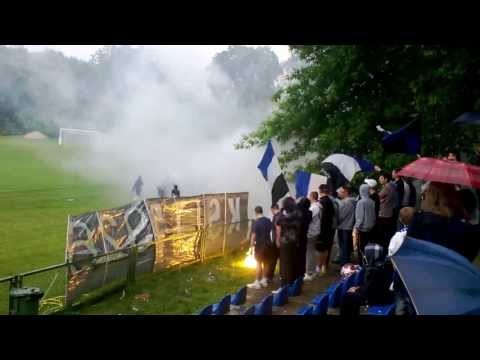 Drukarz-Radość 5-0 Oprawa meczowa + race