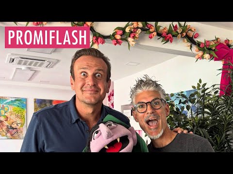 Video Thumbnail: Harrison Ford und Jason Segel drehen bei Chris Töpperwien