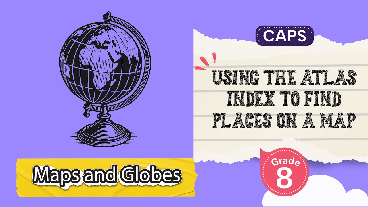 Using the Atlas Index to Find Places on a Map