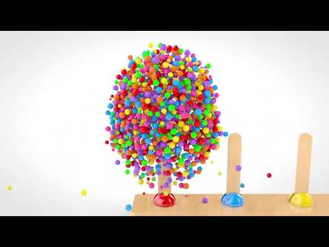 Learn Numbers with Colorful Balls Ice Cream Sponsored By Preview 2 Effects | Inverted