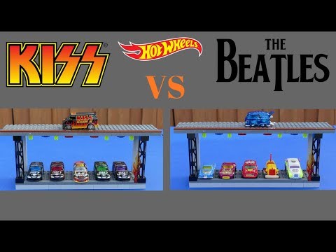 Hot Wheels KISS VS The Beatles tournament race