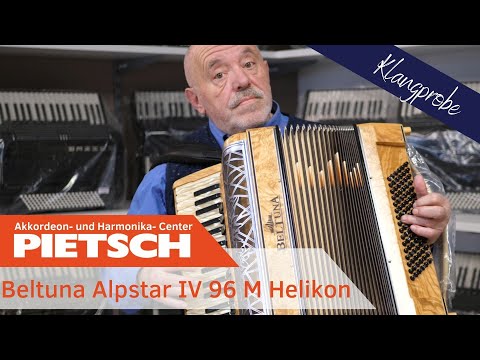 Akkordeon - Beltuna Alpstar IV 96 M Helikon - Olivesche - Klangprobe