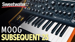 Video thumbnail for Moog Subsequent 25 Analog Synthesizer — Daniel Fisher by Sweetwater